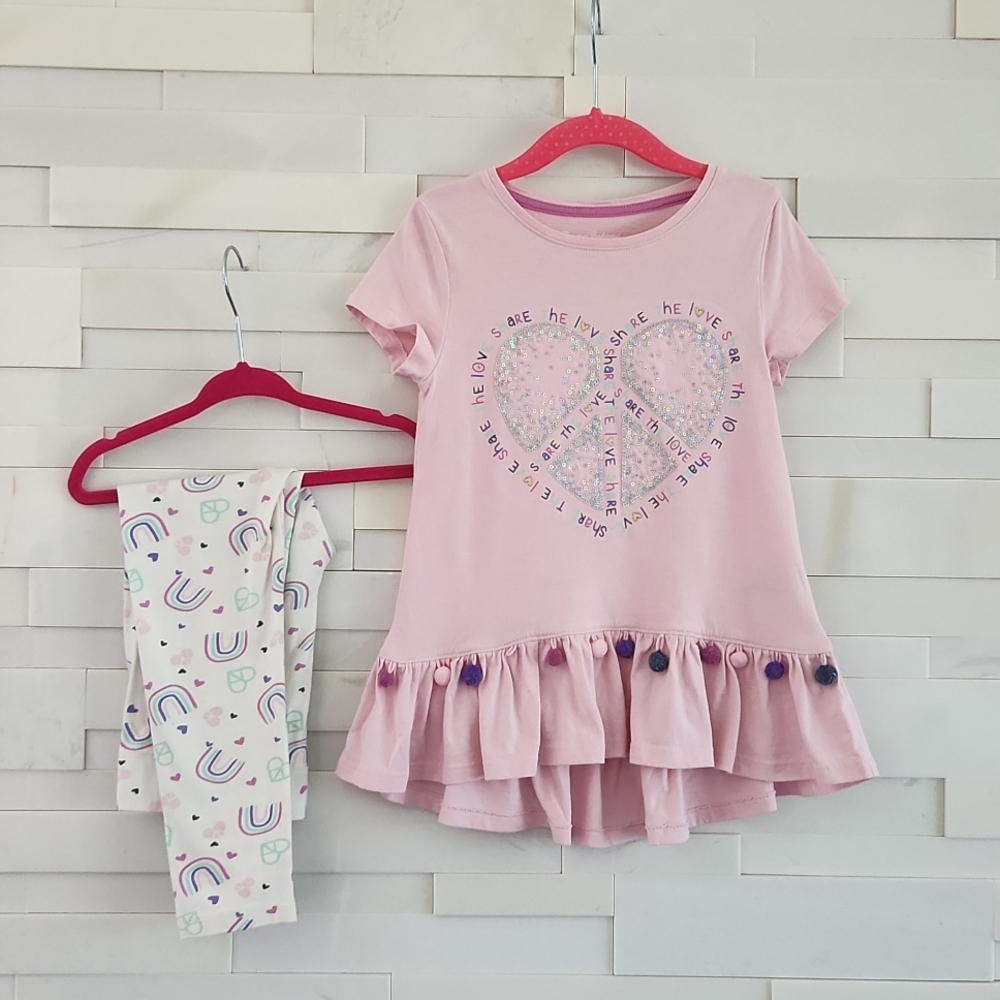 TOMMY BAHAMA SET. SUPER CUTE PINK AND WHITE SIZE 5/6